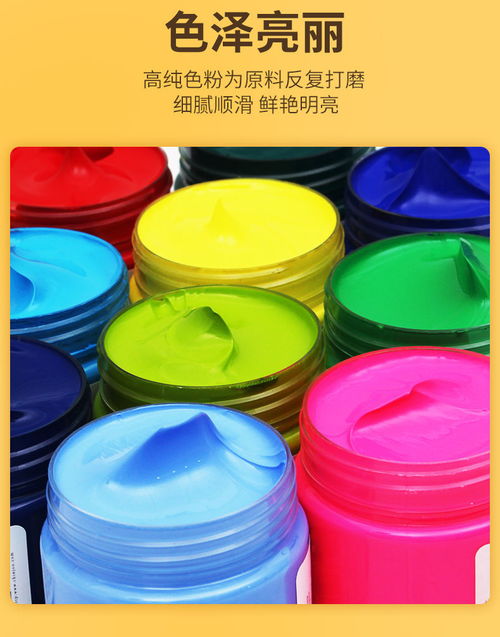 丙烯顏料套裝批發(fā)價(jià)diy畫畫美術(shù)用品兒童涂鴉染料墻繪防水不掉色